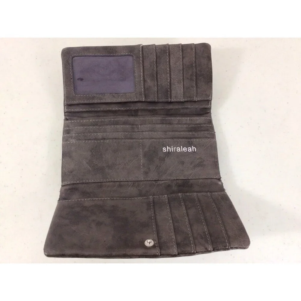 Shiraleah Gray Wallet Woven - Picture 3 of 7